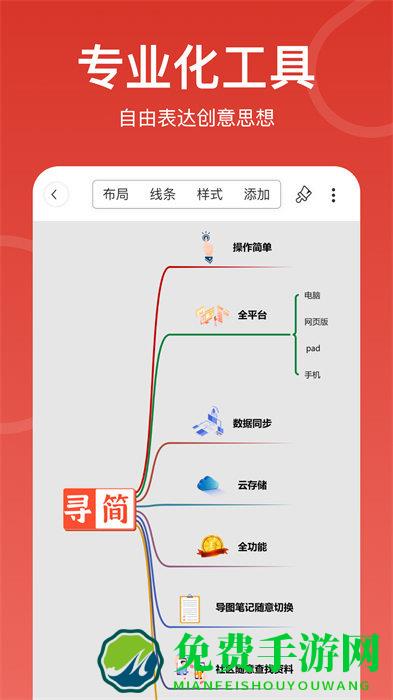 xmind思维导图免费版