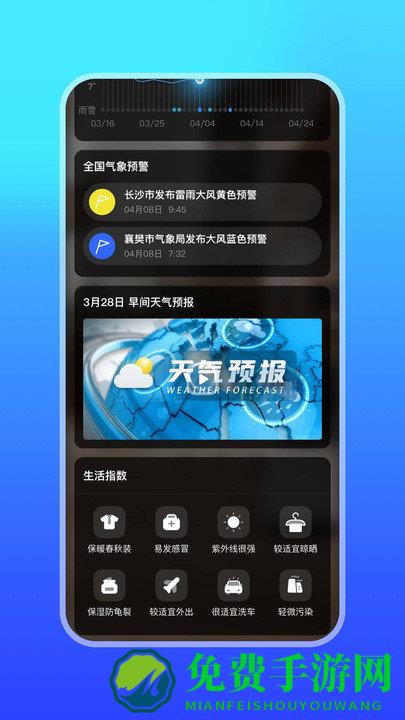 微鲤天气app